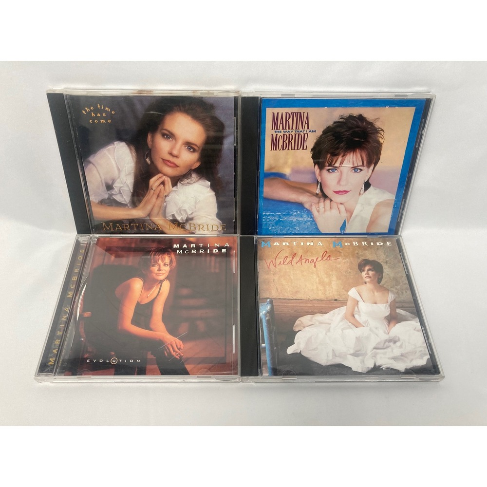 Martina McBride Lot of 4 CDs | Evolution Wild Angels Time Has Come Way I Am
